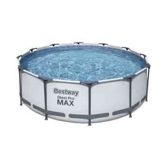 Piscine tubulaire Bestway ronde Ø 3,66 x 1,00 m Steel Pro Max