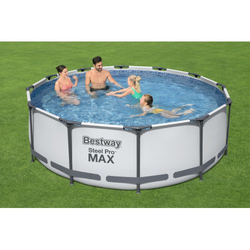 Piscine tubulaire Bestway ronde Ø 3,66 x 1,00 m Steel Pro Max