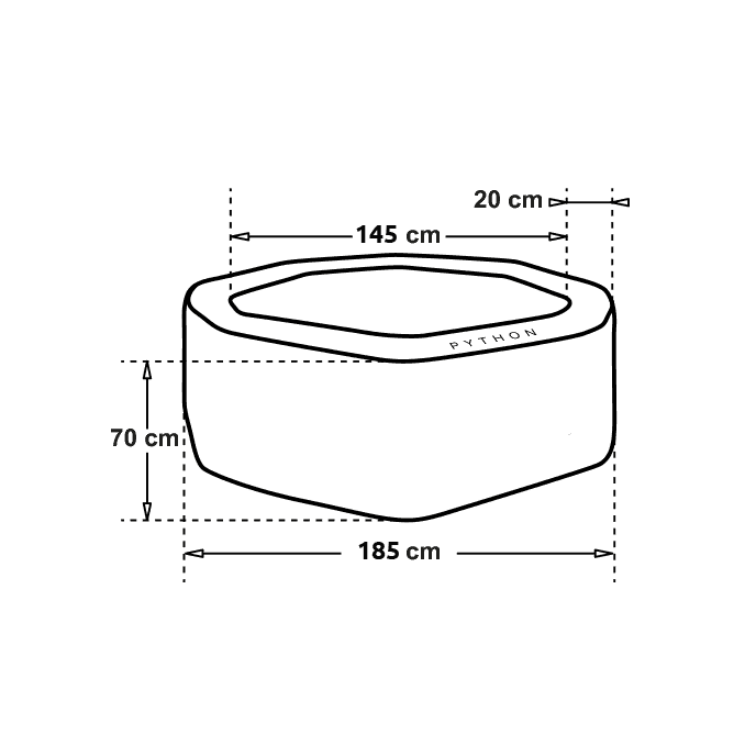 Spa gonflable Netspa Python 6 Places