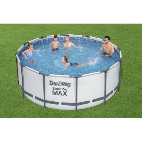 Piscine tubulaire Bestway ronde Ø 3,66 x 1,22 m Steel Pro Max