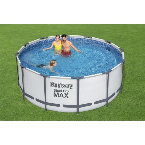 Piscine tubulaire Bestway ronde Ø 3,66 x 1,22 m Steel Pro Max