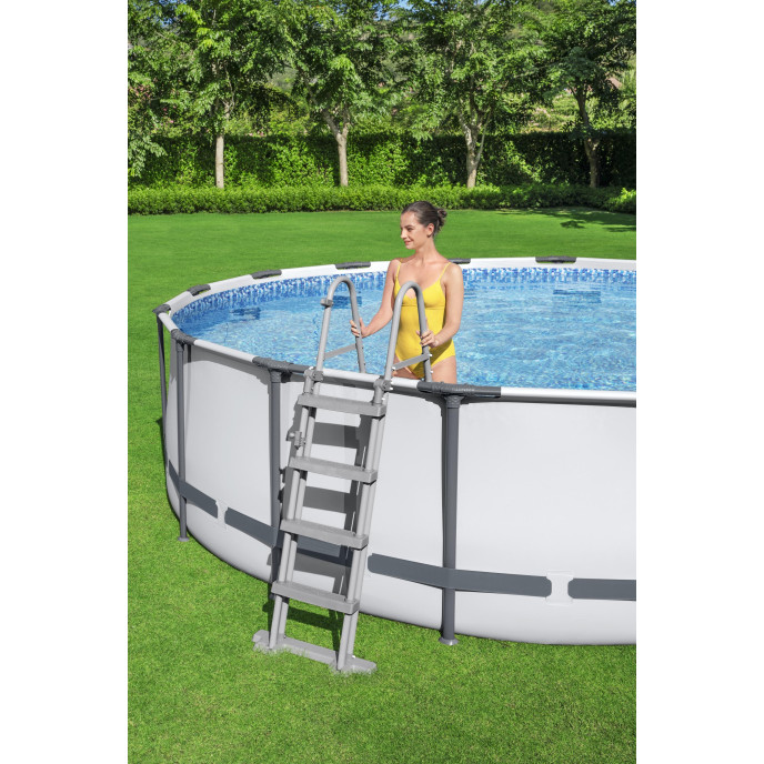 Piscine tubulaire Bestway ronde Ø 4,57 x 1,22 m Steel Pro Max