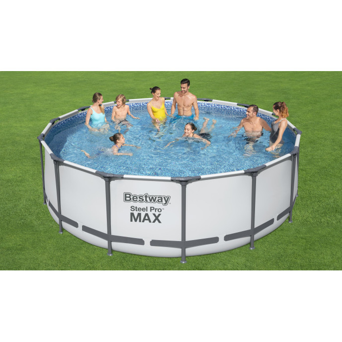 Piscine tubulaire Bestway ronde Ø 4,27 x 1,22 m Steel Pro Max