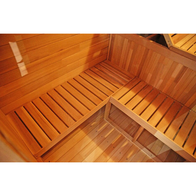 Pack sauna Gaïa Nova + poêle Harvia Vega 8 kW + pierres de lave