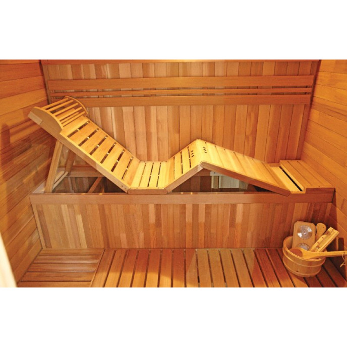 Pack sauna Gaïa Nova + poêle Harvia Vega 8 kW + pierres de lave