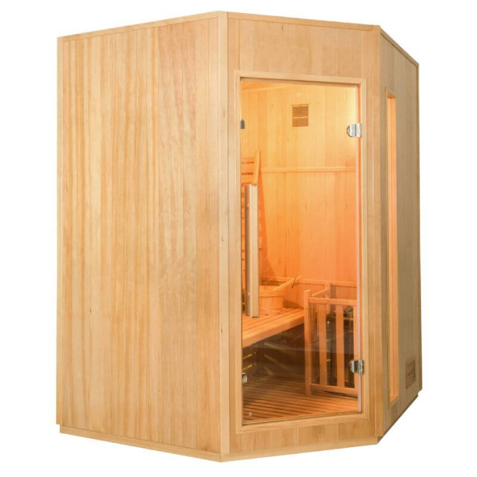 Sauna vapeur ZEN Angulaire 3 à 4 Places