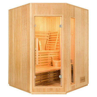 Sauna vapeur ZEN Angulaire 3 à 4 Places