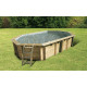 Piscine bois Océa 610 x 400 x H 130 cm