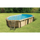 Piscine bois Océa 610 x 400 x H 130 cm