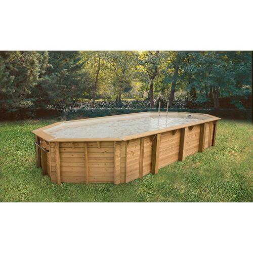 Piscine bois Azura 400 x 750 x H 130 cm