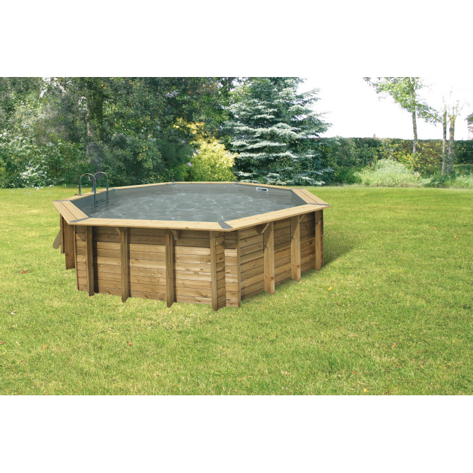 Piscine bois Océa Ø 580 x H 130 cm