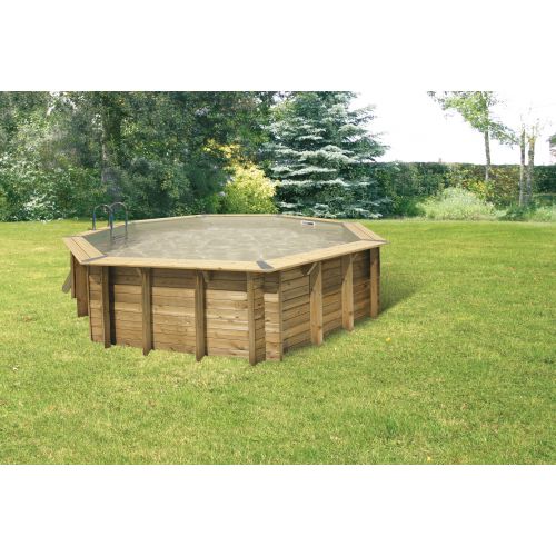 Piscine bois Océa Ø 580 x H 130 cm