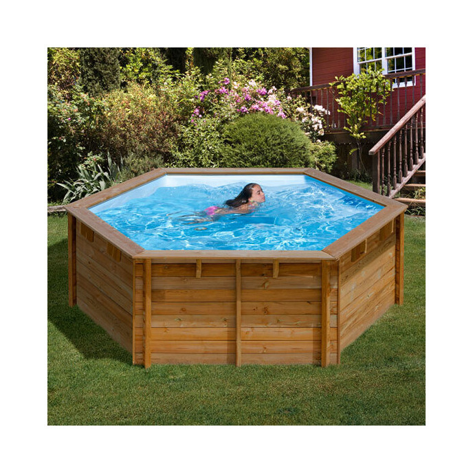 Piscine bois Lili 2 - Ø280 x H 107 cm