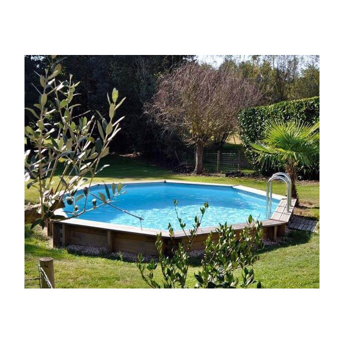 Piscine bois Violette 2 - Ø500 x H 127 cm