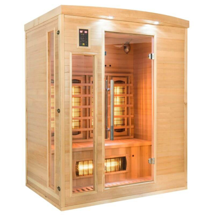 Sauna infrarouge APOLLON Quartz 3 places