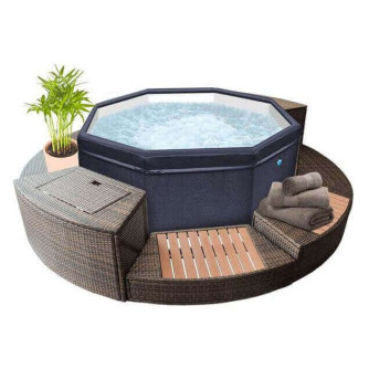 Pack spa semi-rigide Octopus + 5 mobiliers