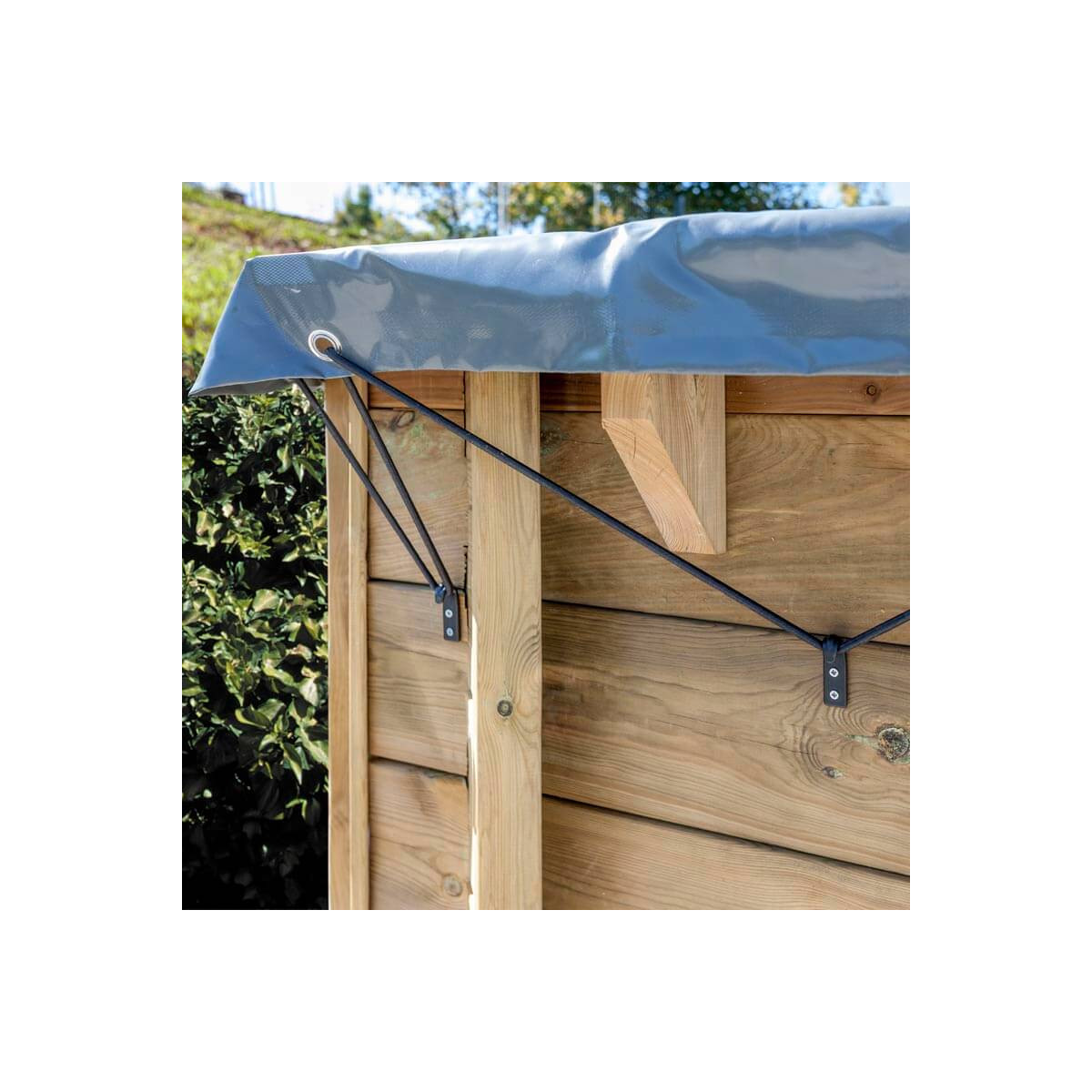 SunBay Bâche hiver pour piscine ronde bois Ø511 cm (784801) au meilleur  prix sur