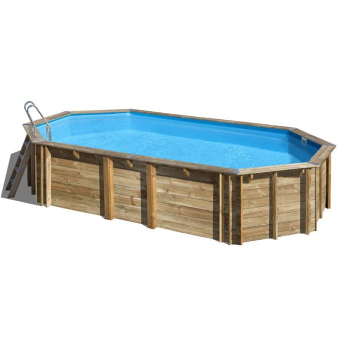 Piscine bois Orange 755 x 456 x H146 cm