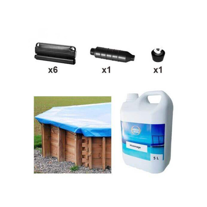 Kit d'hivernage pour piscine bois Sunbay Lili