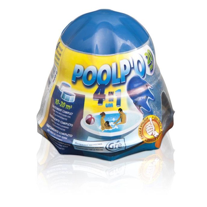 Kit complet de traitement Poolp'o pour piscines de 10 à 20 m3