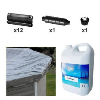 Kit d'hivernage piscine Gré Composite 524 x 386 cm