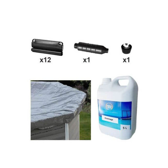 Kit d'hivernage piscine Gré Composite 524 x 386 cm