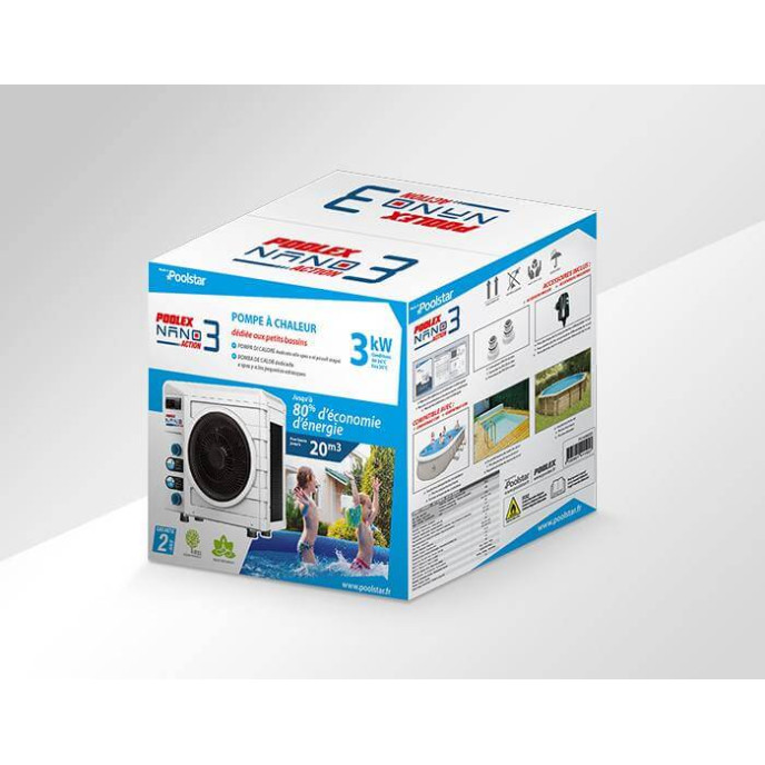 Pompe à chaleur Poolex Nano Action 4 kW