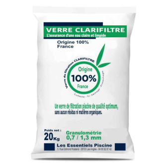 Verre filtrant Fin - sac de 20 Kg