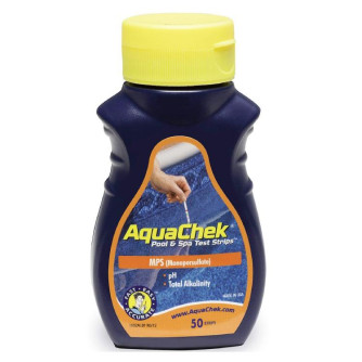 Aquachek Orange : Oxygène actif (x50 Bandelettes)