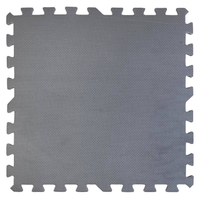 Tapis puzzle 1,5 x 1,5 m (9 pièces) - Gris