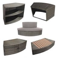 Mobilier 5 modules pour spa Octopus
