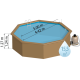 Piscine bois Violette 2 - Ø500 x H 127 cm