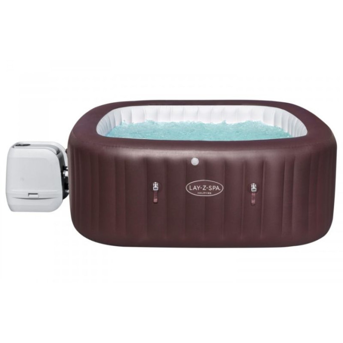 Spa gonflable Bestway Lay-Z-Spa Maldives carré 5 à 7 places Hydrojet Pro