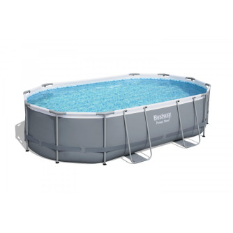 Piscine tubulaire Bestway ovale 4,88 x 3,05 x 1,07 m Power Steel