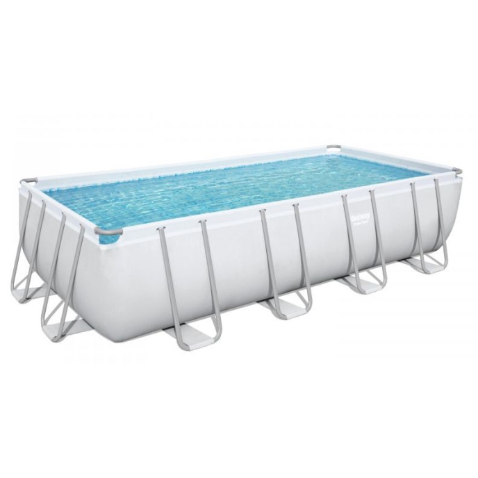 Piscine tubulaire Bestway rectangulaire 5,49 x 2,74 x 1,22 m Power Steel (Filtre à sable)