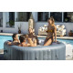 Spa gonflable Bestway Lay-Z-Spa Hawaii carré 4 à 6 places HydroJet Pro