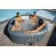 Spa gonflable Bestway Lay-Z-Spa Hawaii carré 4 à 6 places HydroJet Pro