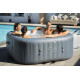 Spa gonflable Bestway Lay-Z-Spa Hawaii carré 4 à 6 places HydroJet Pro