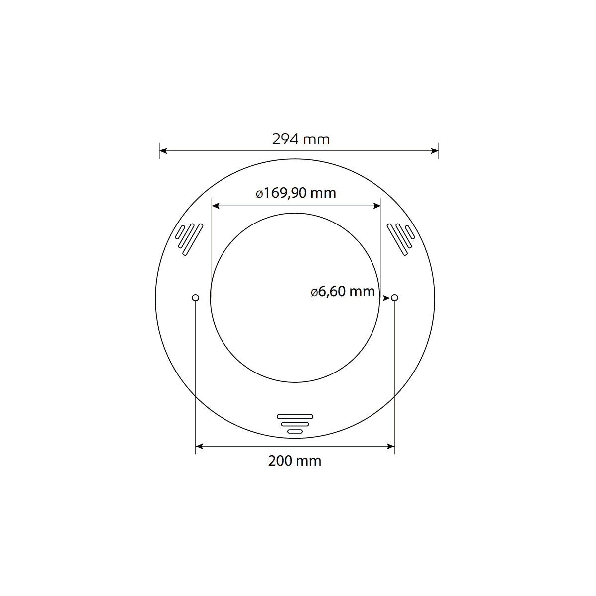 Kit complet projecteur 315 LED Blanche + niche