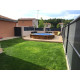 Piscine bois Cannelle 551 x 351 x 119 cm