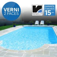 Liner piscine sur-mesure 75/100ème VERNI 2 faces
