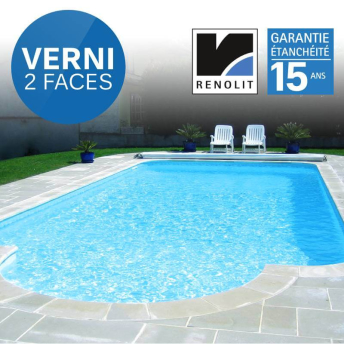 Liner piscine sur-mesure 75/100ème VERNI 2 faces