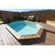 Piscine bois Azura 400 x 750 x H 130 cm