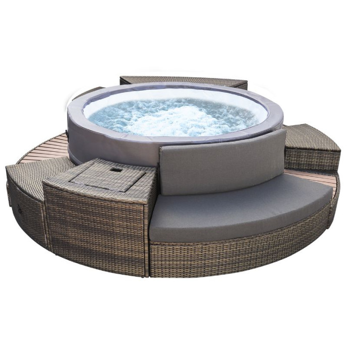 Pack spa semi-rigide Vita Premium + mobilier