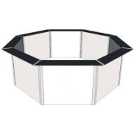 Piscine en kit a enterrer - Octo S Ø392 H120 cm