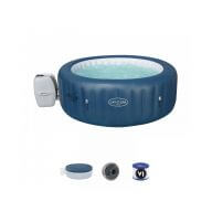 Spa gonflable Bestway Lay-Z-Spa Milan rond 4 à 6 places Airjet Plus