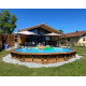 Piscine bois Maéva Ø 500 x H.150 cm