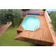Piscine bois Azura 355 x 490 x H 130 cm