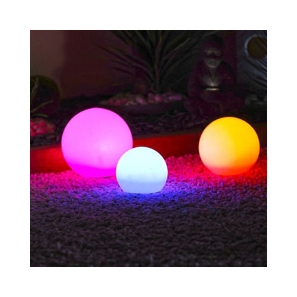 Boule lumineuse LED solaire pour piscine Multibright Solar Float 20 cm