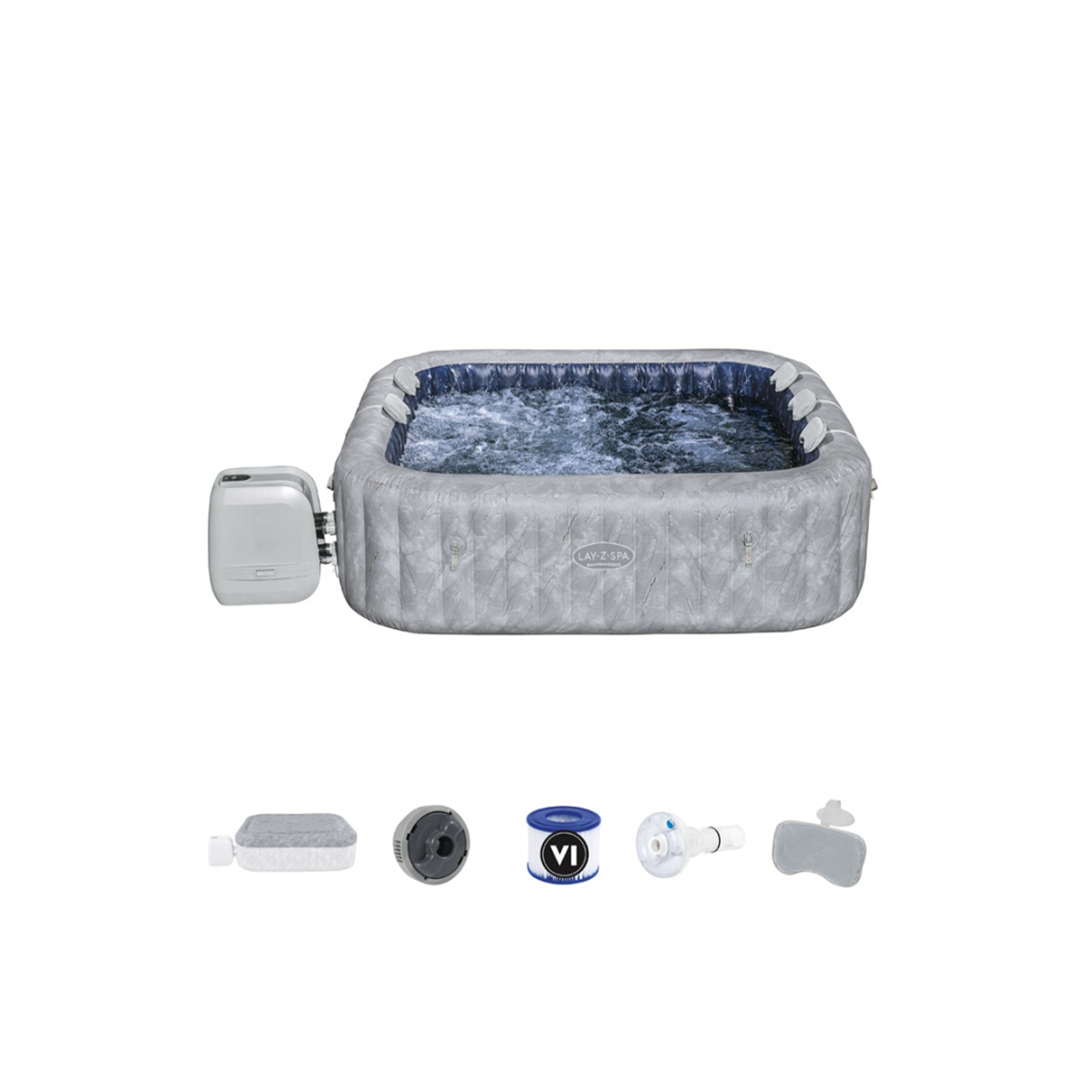 Spa gonflable carré Lay-Z-Spa® Hawaii Hydrojet Pro™